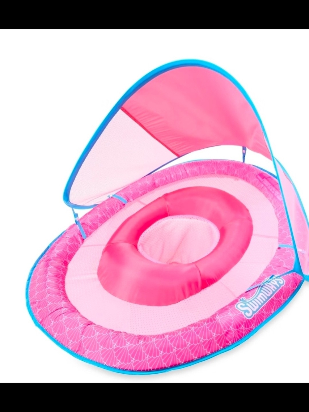 Swimways Pink Kids Canopy Baby Float